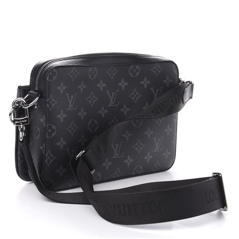 lv trio bag black